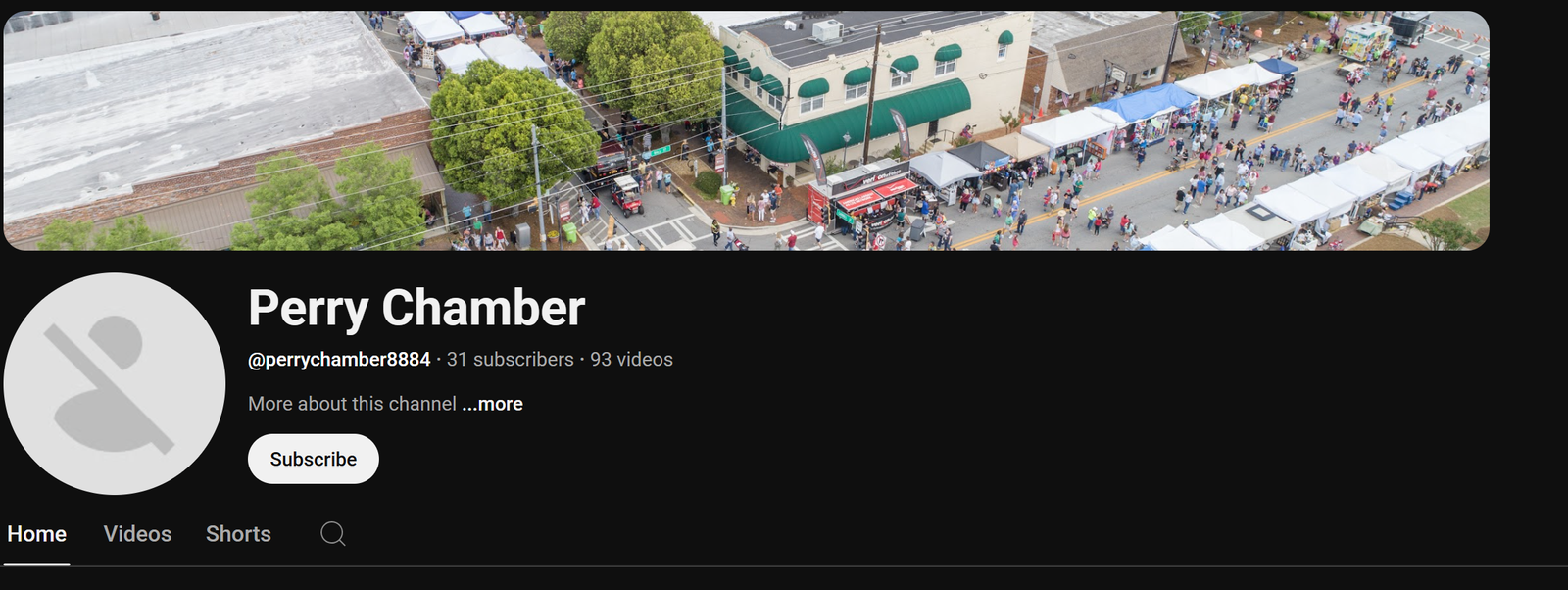 Perry's Chamber Of Commerce YouTube page